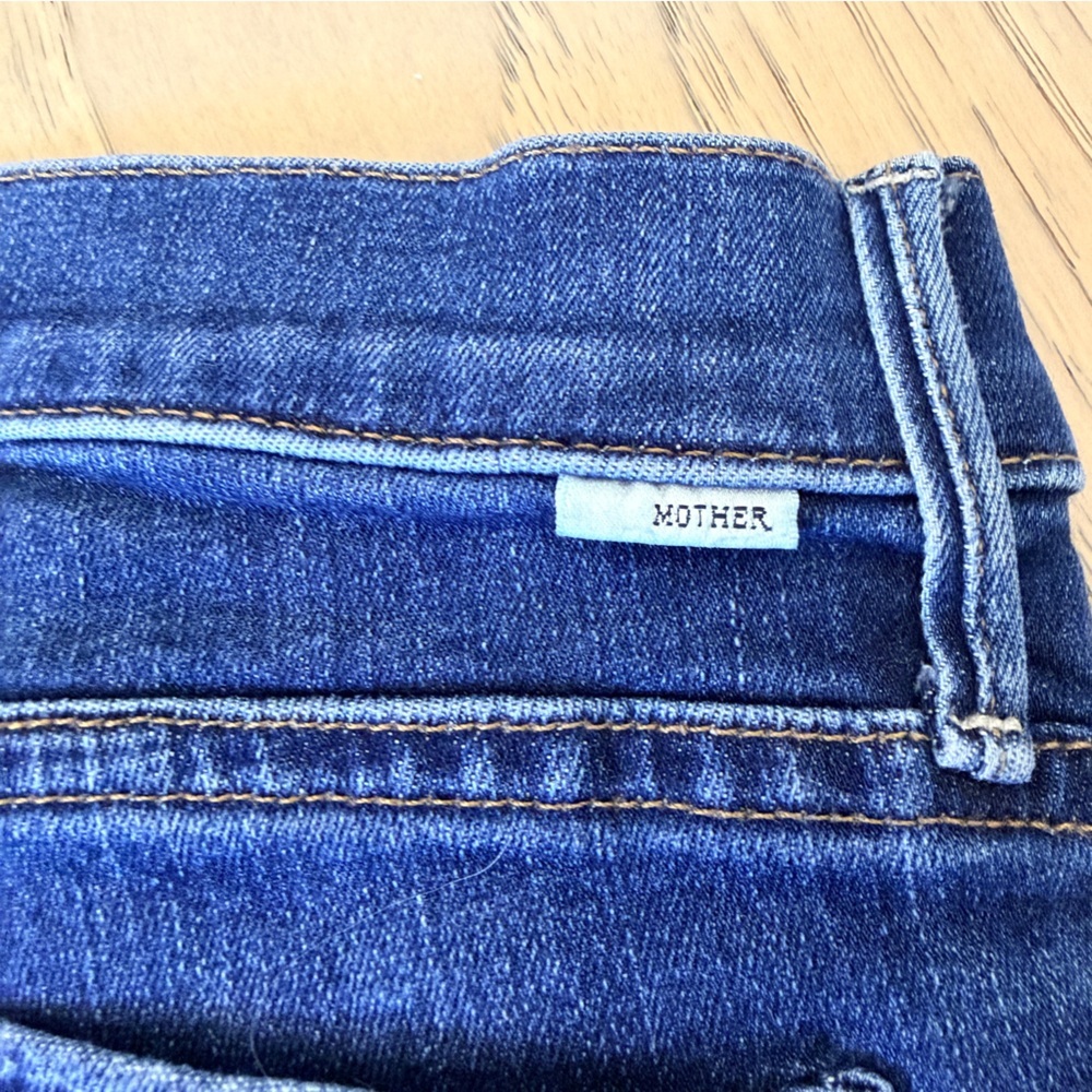 Mother The Weekender Fray in Team Up Jeans Size 32 - Picture 5 of 15